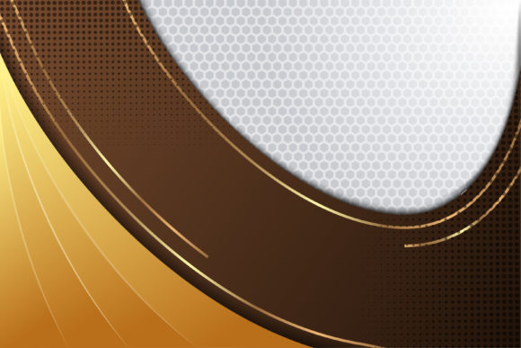 A Close Look at the Brown White Halftone Hexagon Background