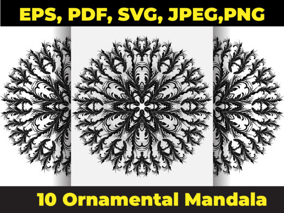 A Designer's Review: The 10 Ornament Mandala Bundle for Commercial Graphics