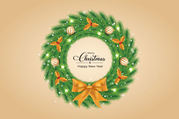 A Festive Graphic Asset: The Christmas Wreath Design