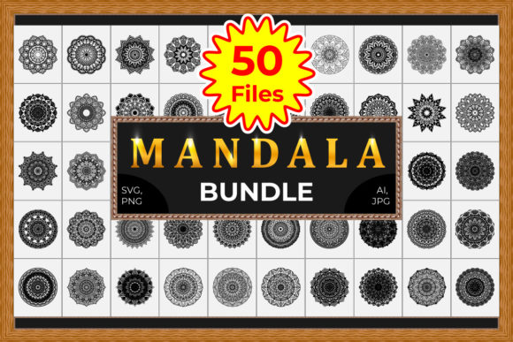 A Graphic Design Review: 50 Mandala SVG Crafts Bundle