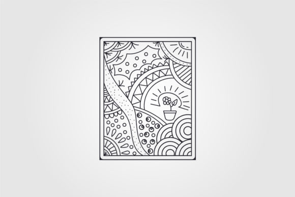 A Mandala Design Asset for Editorial Graphics & Logos