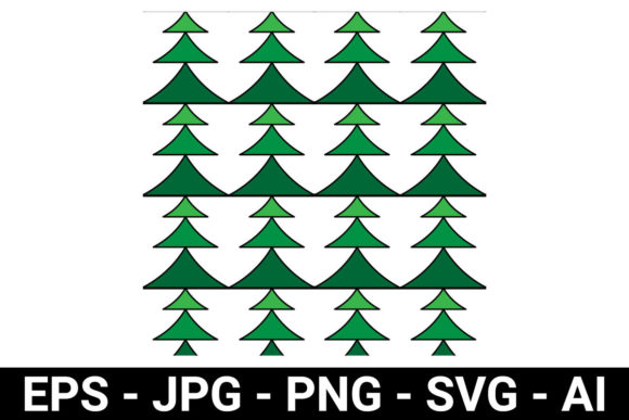 A Pine Tree Pattern for Authentic Local Brand Graphics