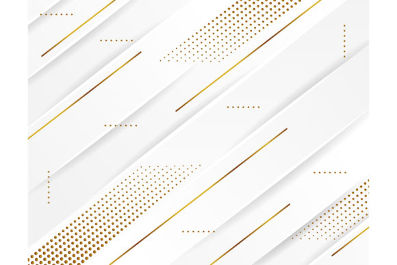 A Review of Gold White Abstract Background Graphics for Digital Selling