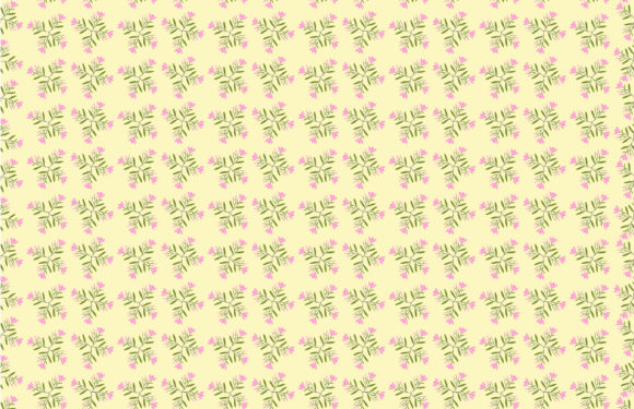 A Versatile Flower Pattern Graphic for Craft Projects