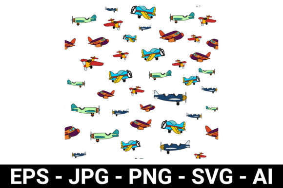 A Vibrant Plane Seamless Pattern: A Graphic Designer's Review