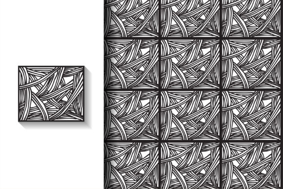 An Elegant Abstract Curve Line Pattern for Modern Graphics
