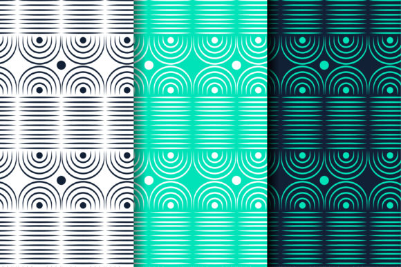 An Elegant Blue & Green Pattern for Modern Digital Products
