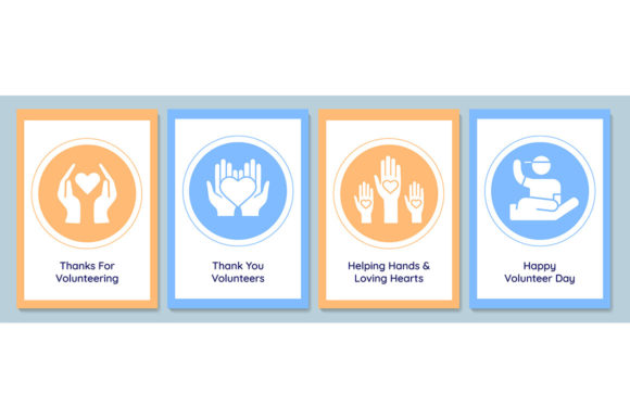 Celebrate Volunteers Day Graphics for Brand Templates