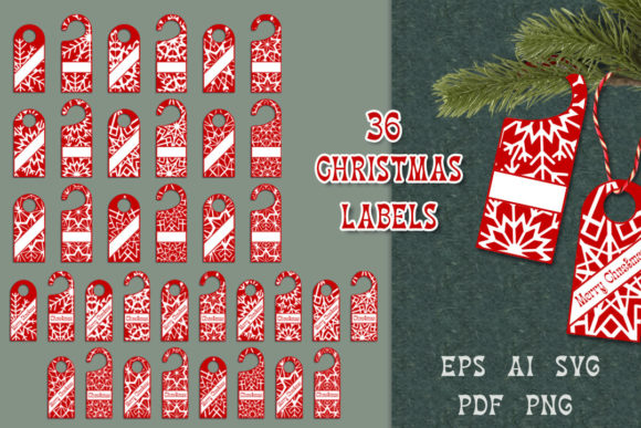 Christmas Gift Labels: A Graphics Asset for Editorial Craft Content