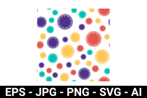 Colorful Circle Heart Graphics for Branding Patterns