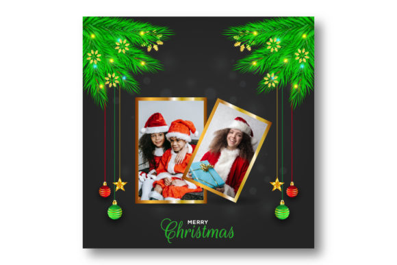 Crafting Brand Stories: Christmas Ornament Graphics for Local Business
