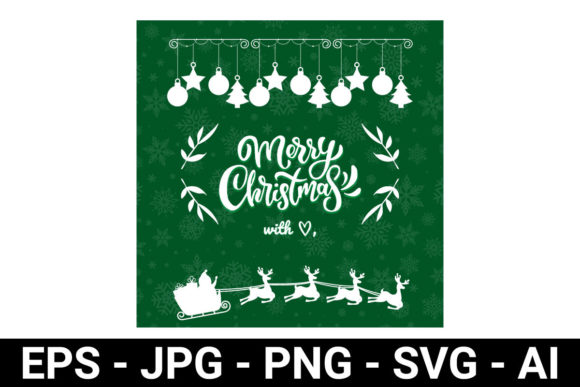 Crafting with the Merry Christmas Wishes Graphic Template