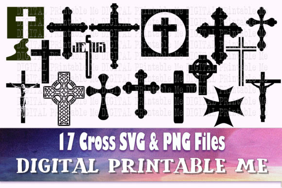 Digital Cross Graphics for Crafters & Product Creators
