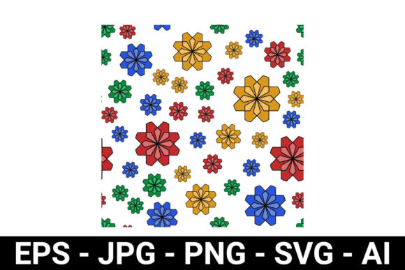 Evaluating a Colorful Abstract Flower Petal Pattern for Client Work
