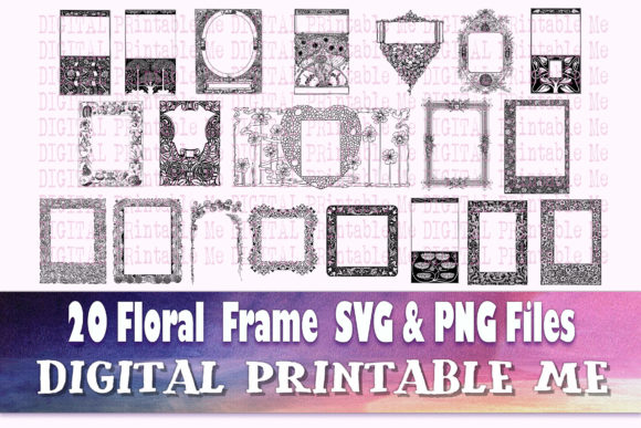 From Clip Art to Craft Branding: A Designer's Review of Flower Frame Graphics
