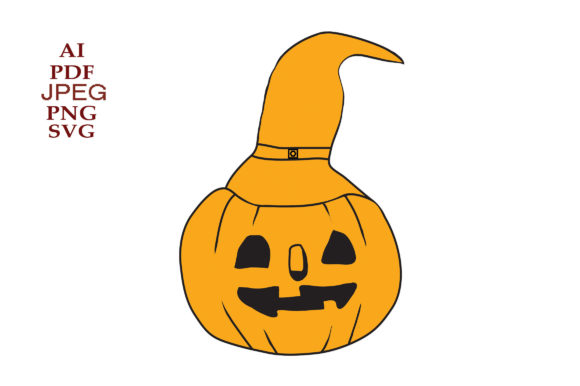 Halloween Pumpkin Skull Graphics for Seasonal Crafts