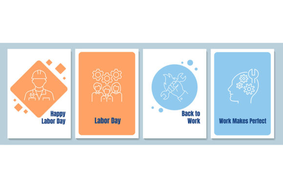 Honouring Workers Achievement Postcards for Professional Graphics