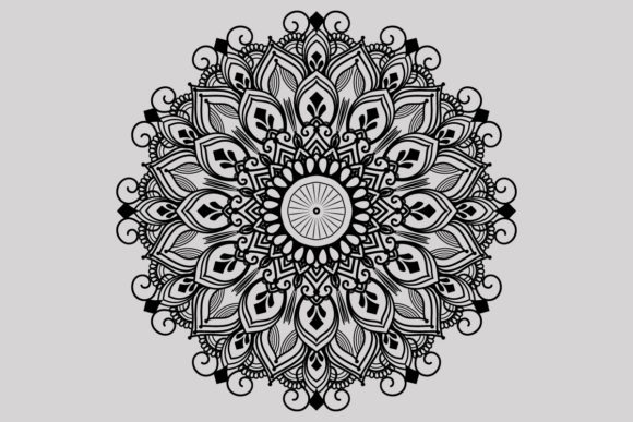 Mandala Graphics for Crafters and Coloring Pages