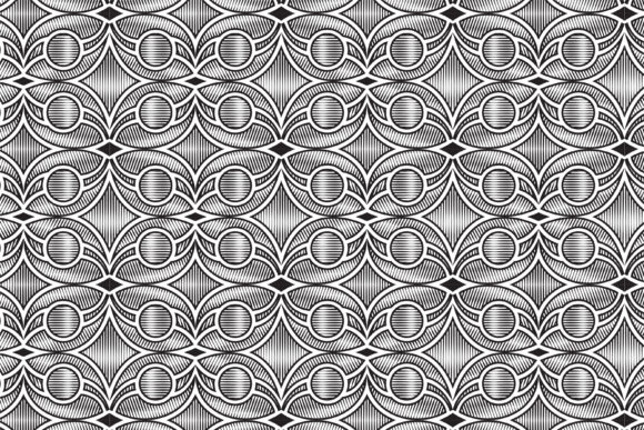 Pattern Line Black Abstract: A Design Review for Embroiderers