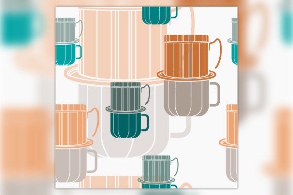 Reviewing a Vietnamese Coffee Graphics Pattern for Digital Products
