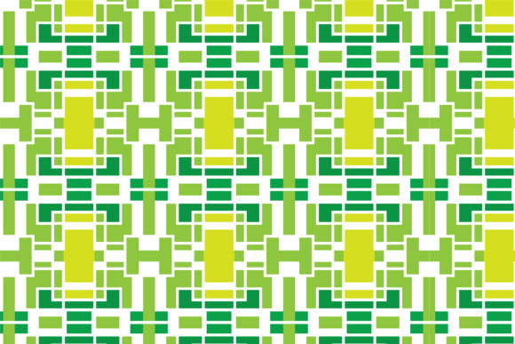 The Letter H Rectangle Green Pattern for Premium Brand Graphics