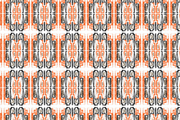 Using Abstract Orange & Black Graphics for Modern Patterns