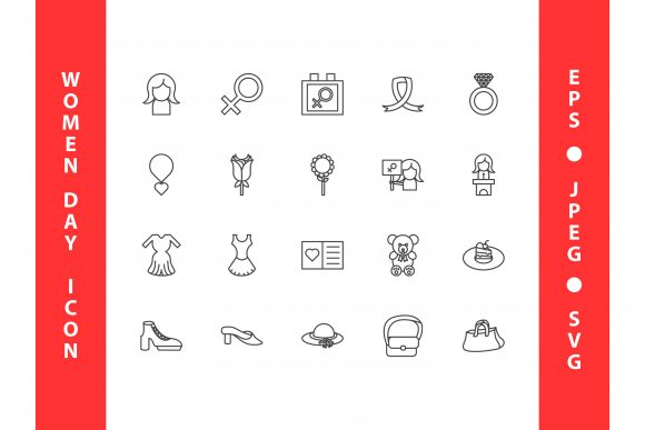 Women Day Icon Set: A Graphics Asset Review